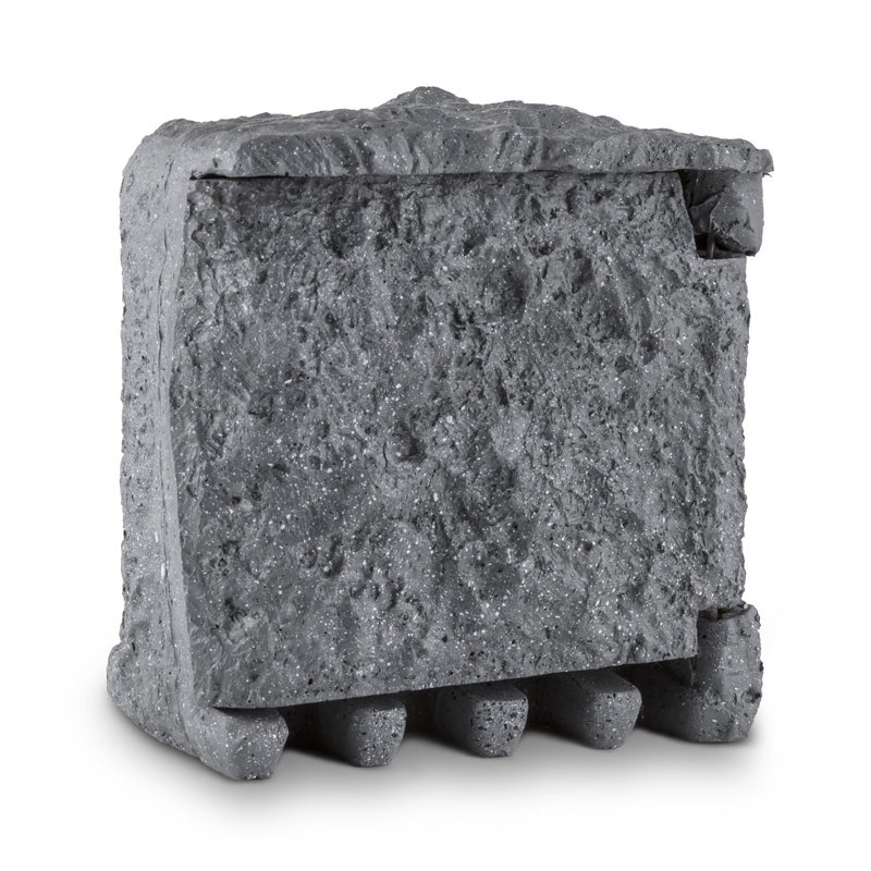 Timer Rock Wall Mounted Socket, 5m, Dark grey