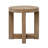Solid Wood Top End Table