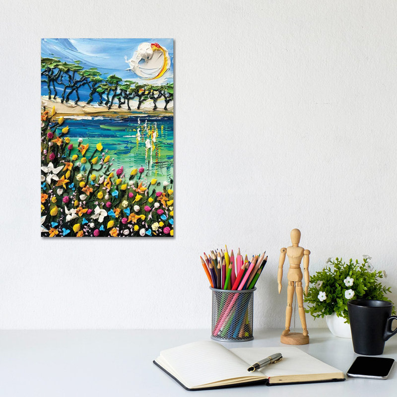 California Dream by Lisa Elley - Wrapped Canvas Painting, 20.32 cm H x 30.48 cm W