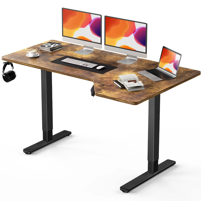 Bureau debout à hauteur réglable Katlaps, Rustique