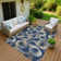 Machine Washable Indoor/Outdoor Houtz ACN2278 Geometric Rug