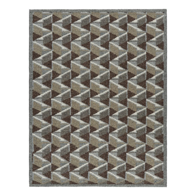 Rug & Kilim’S Scandinavian Style Rug In Brown With Chevron Geometric Patterns