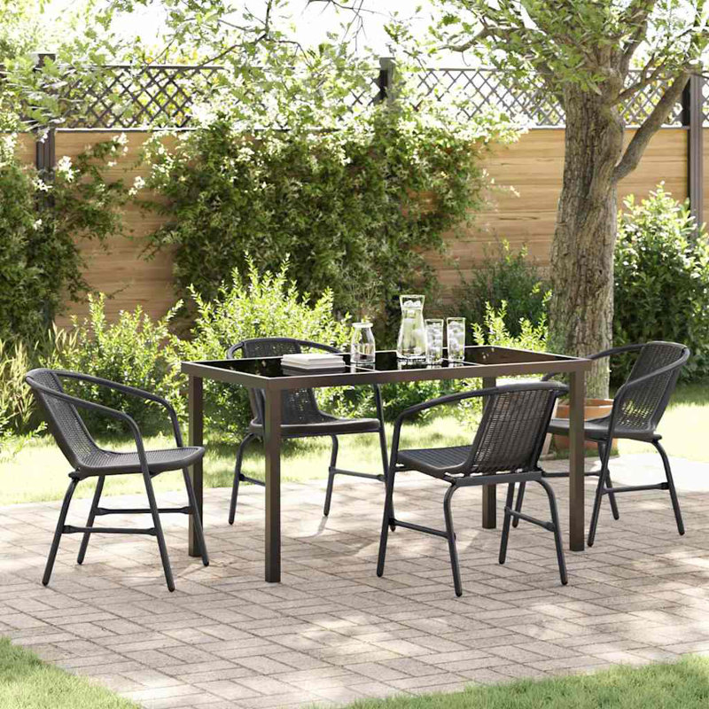 Rectangular 5 - Piece 4 - Person Outdoor Table Set