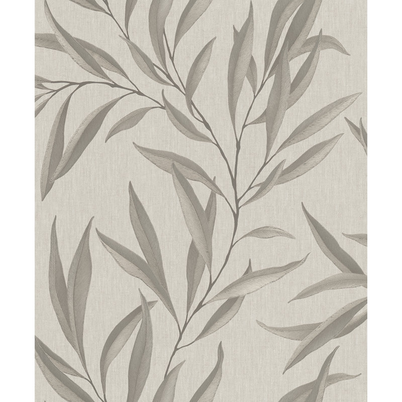 Rouleau de papier peint texturé L 33 pi x l 21 po, Crème/brun/beige