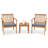 Rikako Acacia 2 - Person Patio Conversation Set with Cushions-1155324514