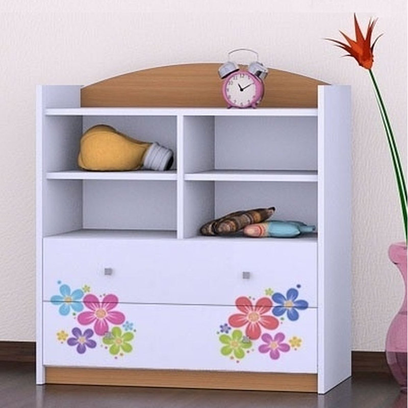 Serena 96cm H X 86cm W Kids Cube, Natural