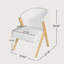 Chaise longue avec dossier sculpté Cody