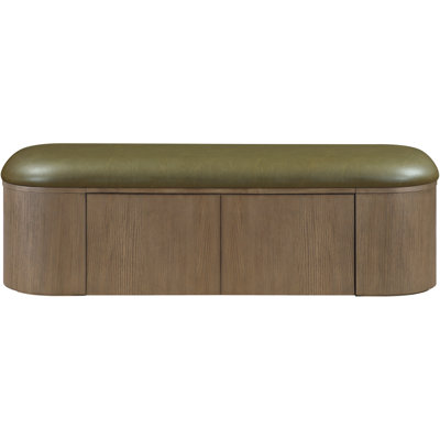 Velden Vegan Leather Upholstered Storage Bench