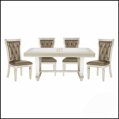 Traditional Design Counter Height Dining Table With Extension Leaf And Built-In Storage Base For Elegant Dining