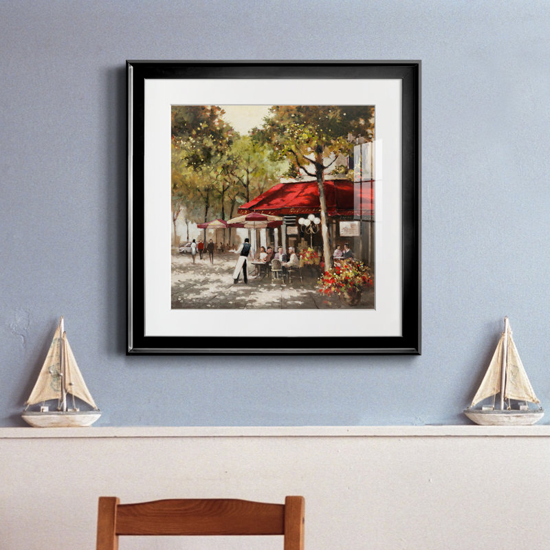 " E. Anthony Orme " by J Paul Painting Print, Black Framed Paper, 17.5" H x 17.5" W x 1.5" D