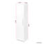 Armoire murale empilable, blanche - H 69,24 po pour une organisation optimale P 15,91 po x P Portes amovibles et nettoyage facile