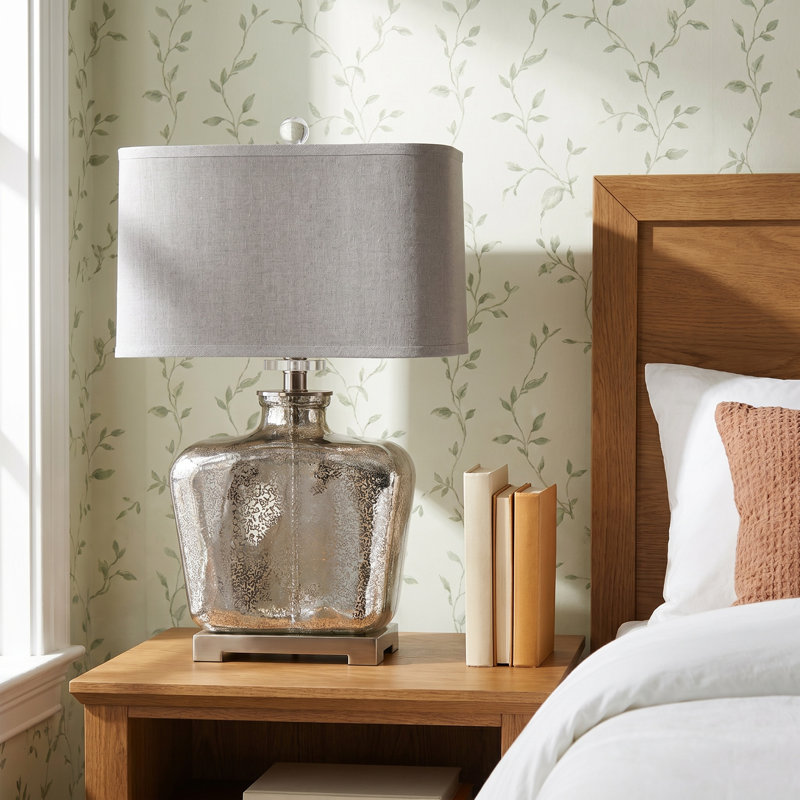 Mackinaw 28" Brushed Nickel Table Lamp