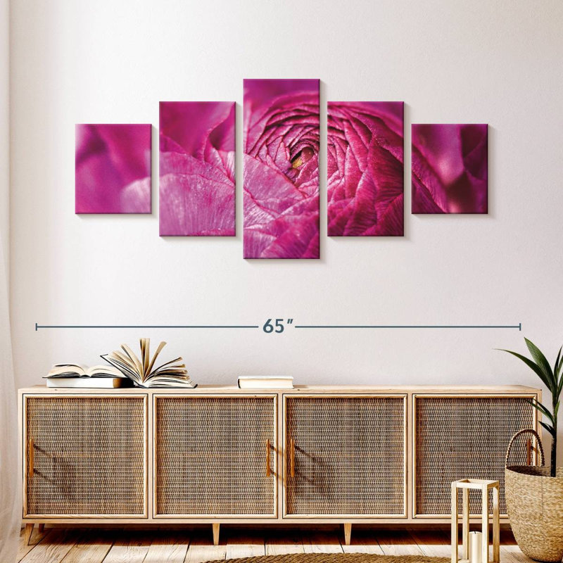 Ranunculus Abstract, 24" H x 55" W