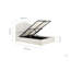 Anupras Kingsize (5') Upholstered Ottoman Bed-87148076-132209299