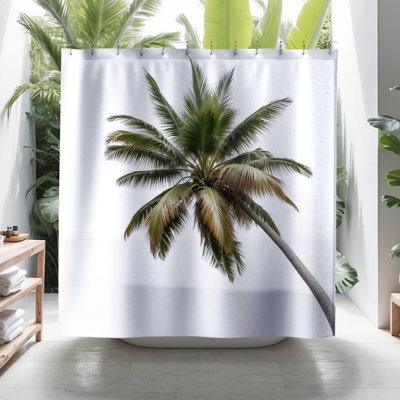 Rideau de douche Maddox Palm Tree