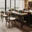 Nut-brown Rectangular Solid Wood writing desk-117867026