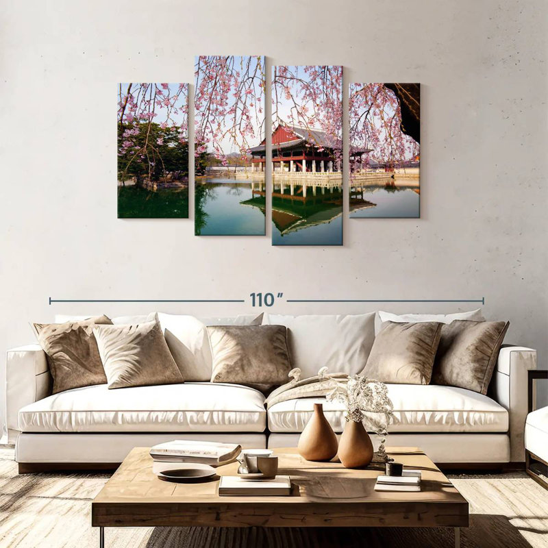 Lilie Gyeongbokgung Palace, 48" H x 75" W