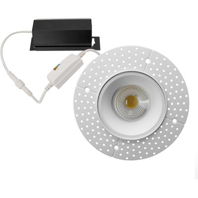 4'' Dimmable Air-Tight IC Rated LED Retrofit Recessed Lighting Kit