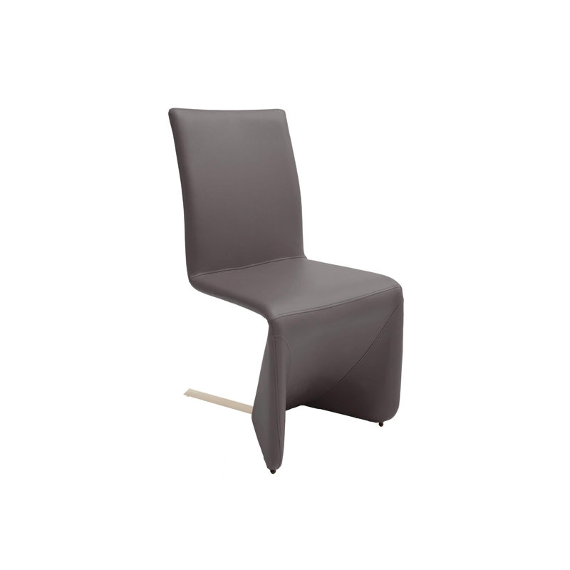 Chaise d'appoint rembourrée Ingra, Gris