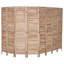 Paravent en bois pliable à 8 panneaux, 170 cm de hauteur, cloison intérieure à persiennes, paravent décoratif portatif, idéal pour la maison, le bureau, le restaurant et la chambre, conçu pour séparer les pièces.-106502286