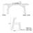 Modern Simple Light Luxury Dining Table 6 - Person Double Pedestal Dining Set