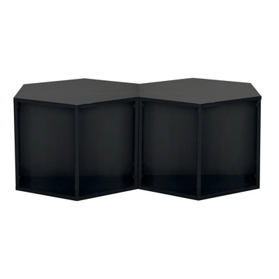 Table de chevet hexagonale