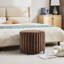 Repose-pieds rembourré en fausse fourrure-760395921