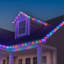  Multicolore 100 lumières de Noël 100 pi C9 100 lumières DEL avec 100 pinces pour éclairage de toit