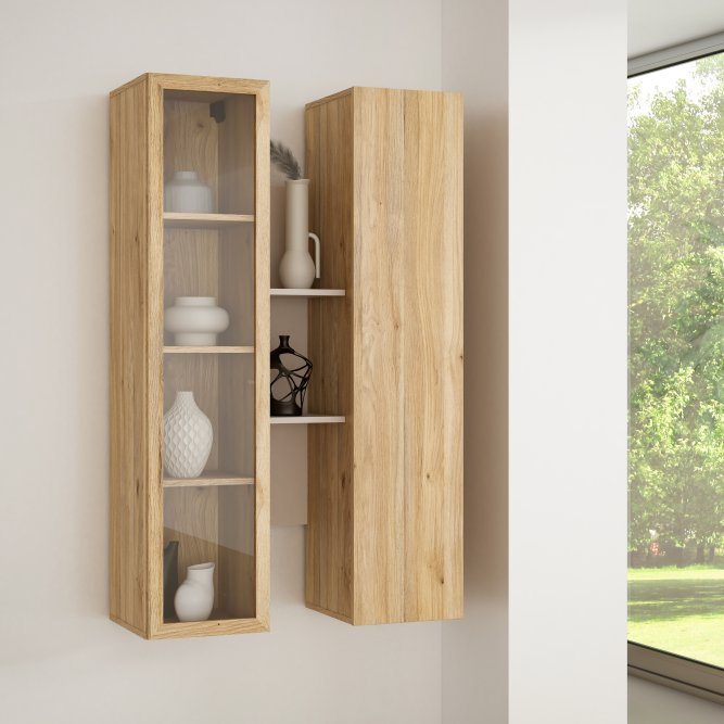 Fallston 8 -Piece Glass Floating Shelf