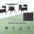 Stylish Style Rattan Furniture Set,3 Piece Patio Bistro Set
