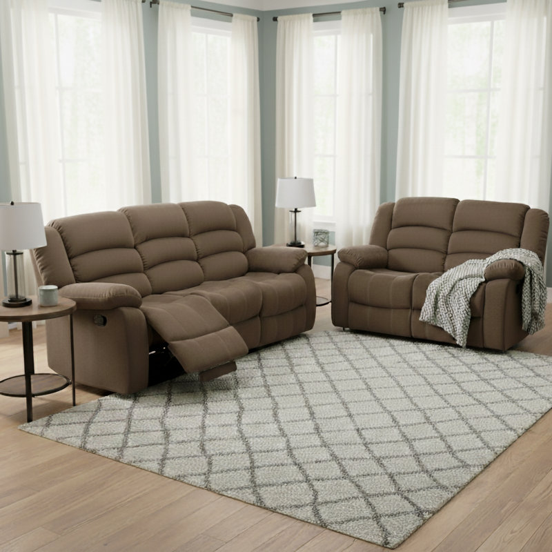 Ensemble de salon inclinable Kingsview, 2 Pieces: Loveseat, Sofa