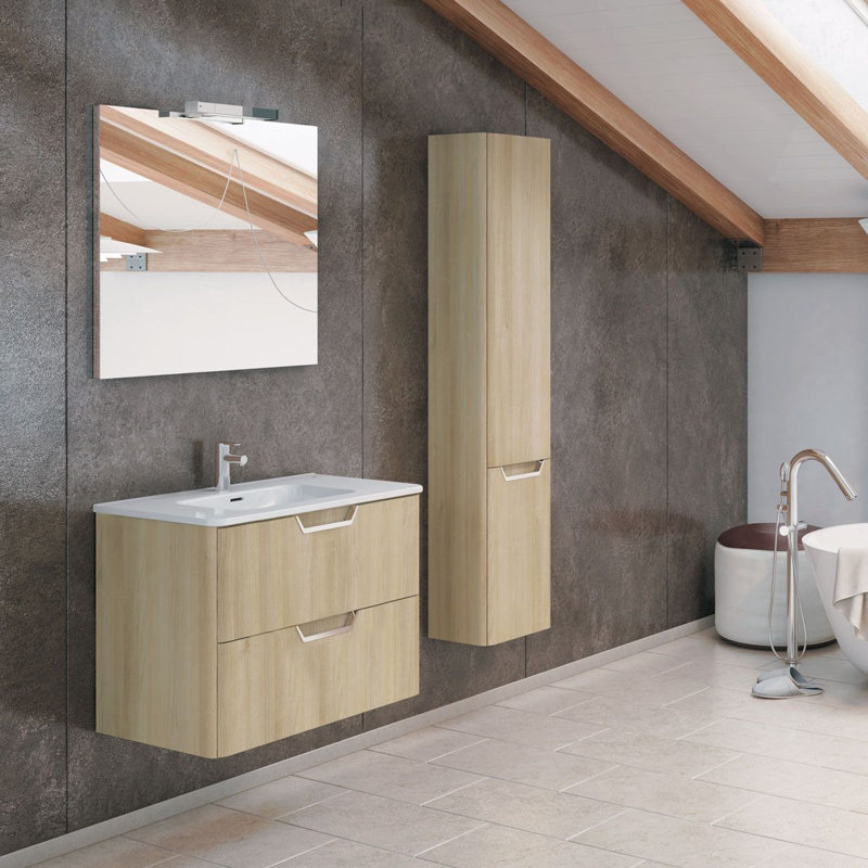 Ensemble de meuble-lavabo simple 32 po Finneytown, Chêne nordique