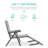 Jimell Outdoor Metal Chaise Lounge-14204036-14204046
