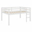 Lit mezzanine en bois avec échelle-1158495976