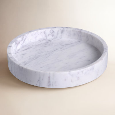Matheson Genuine Marble Decorative Tray
