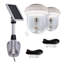 Éclairage à DEL solaire avec 2 lumières intégrées Light My Shed IV