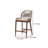 Giustino Aluminum Outdoor Stool with Cushion-1253870639