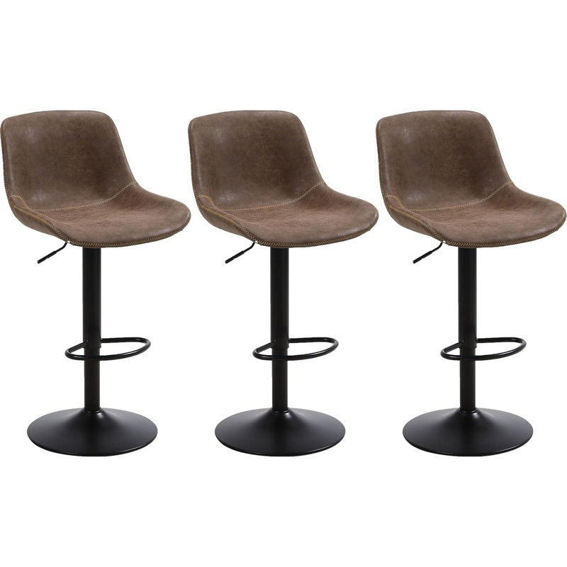 Swivel Counter Stool, Brown