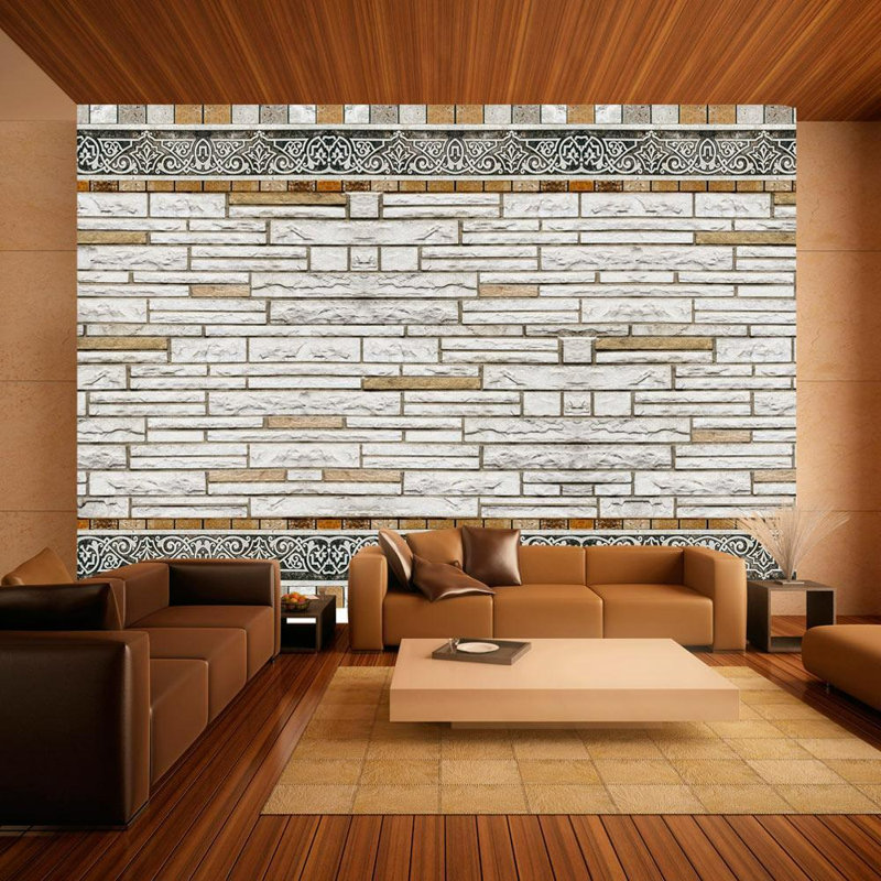 Brick Wall Mural, 96" L x 137" W