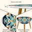 Ensemble de 2 tables basses gigognes Triangle