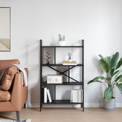 75cm W Steel Etagere Bookcase