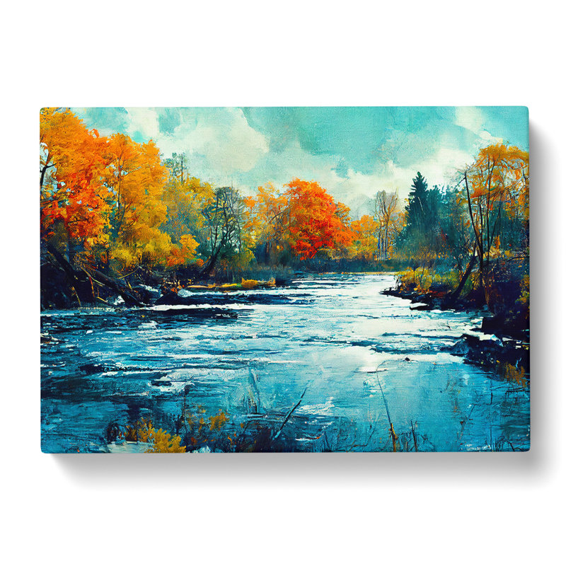 River Vol.1 - Wrapped Canvas Print, 35cm H x 50cm W x 3cm D