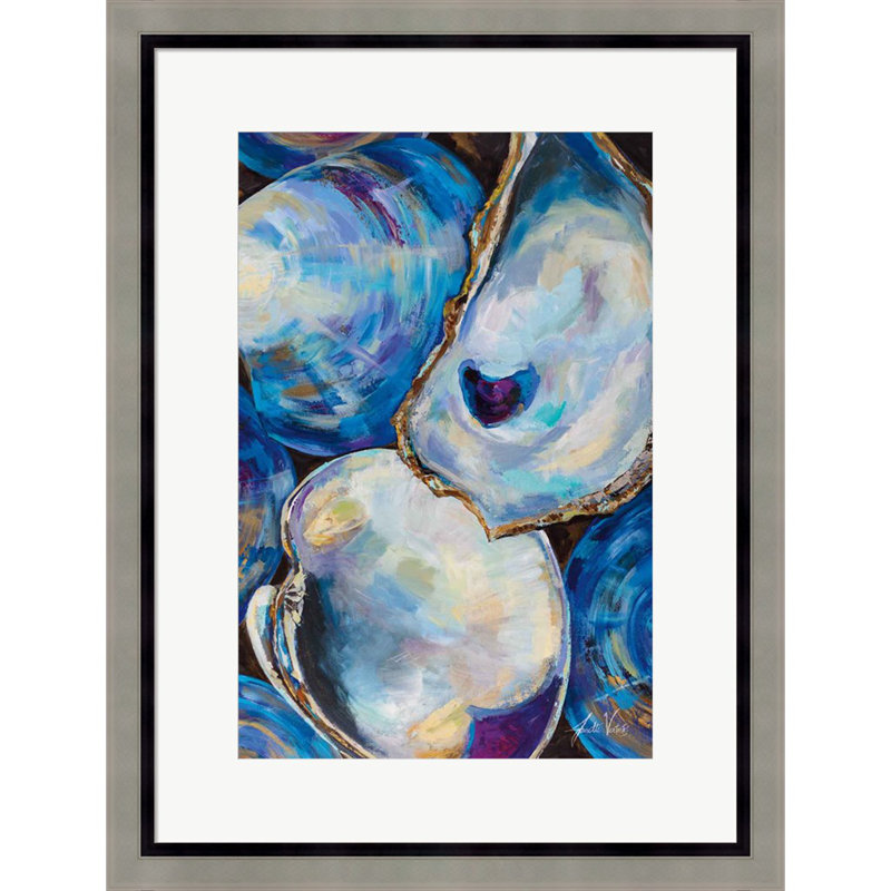 Matunuck Shells par Jeanette Vertentes, art mural encadré