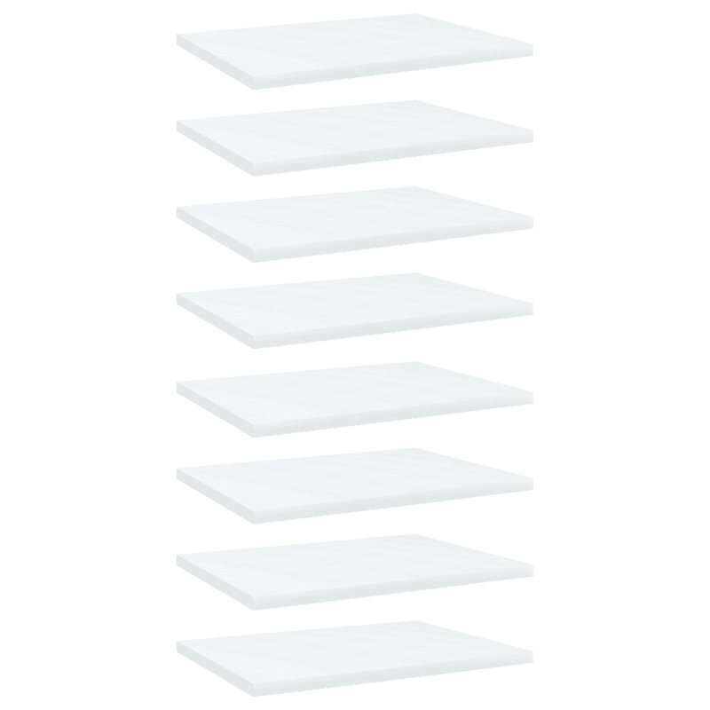 Adiyan 1.5cm H Bookcase, 1.5cm H x 60cm W x 50cm D, High Gloss Black