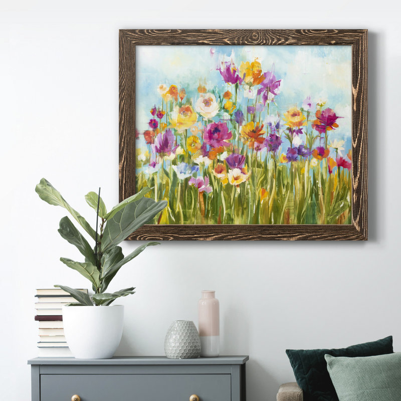 «Flight of Fancy», reproduction d'art sur toile encadrée, H 24 po x l 18 po x P 1,5 po, Encadré de bois de noyer