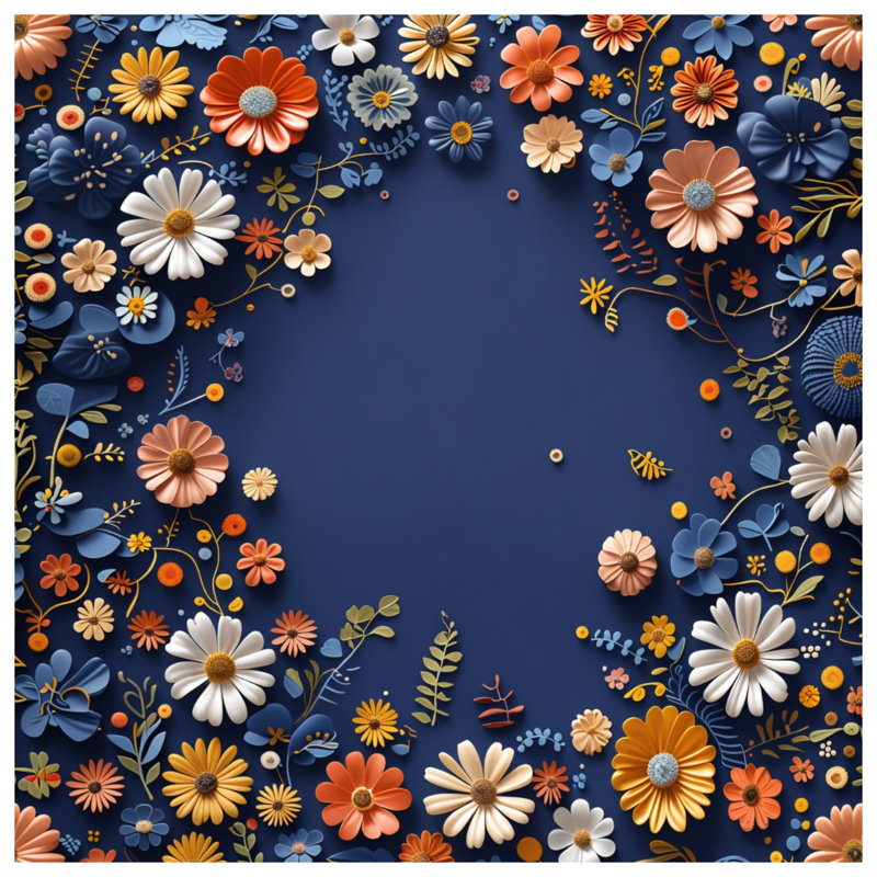 Rideau de douche floral - Bohème, 70in W x 84in H