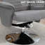 69cm Wide Velvet Swivel Standard Recliner