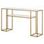 139.7cm Glass Top Console Table-586094035