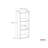 ClosetMaid 43.98" H x 15.87" W Cube Bookcase-1499980129