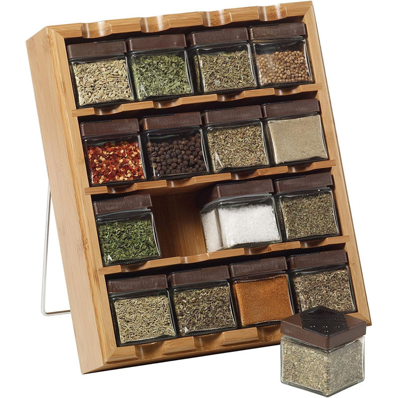 Bamboo 3-In-1 Spice Organizer